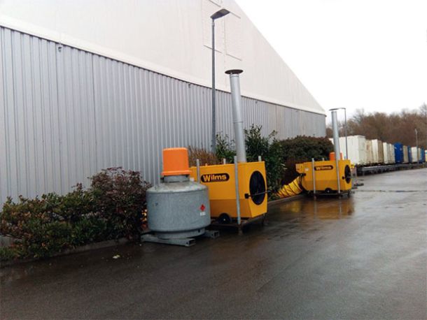 Heizung von außen angeschlossen